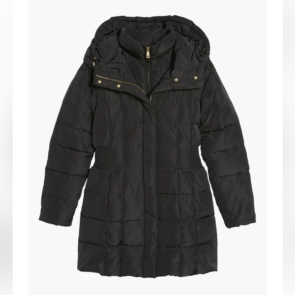 Cole Haan Winter Puffer Coat Black Size XS Puffy X-Small Extra Small Neutral - Picture 5 of 11